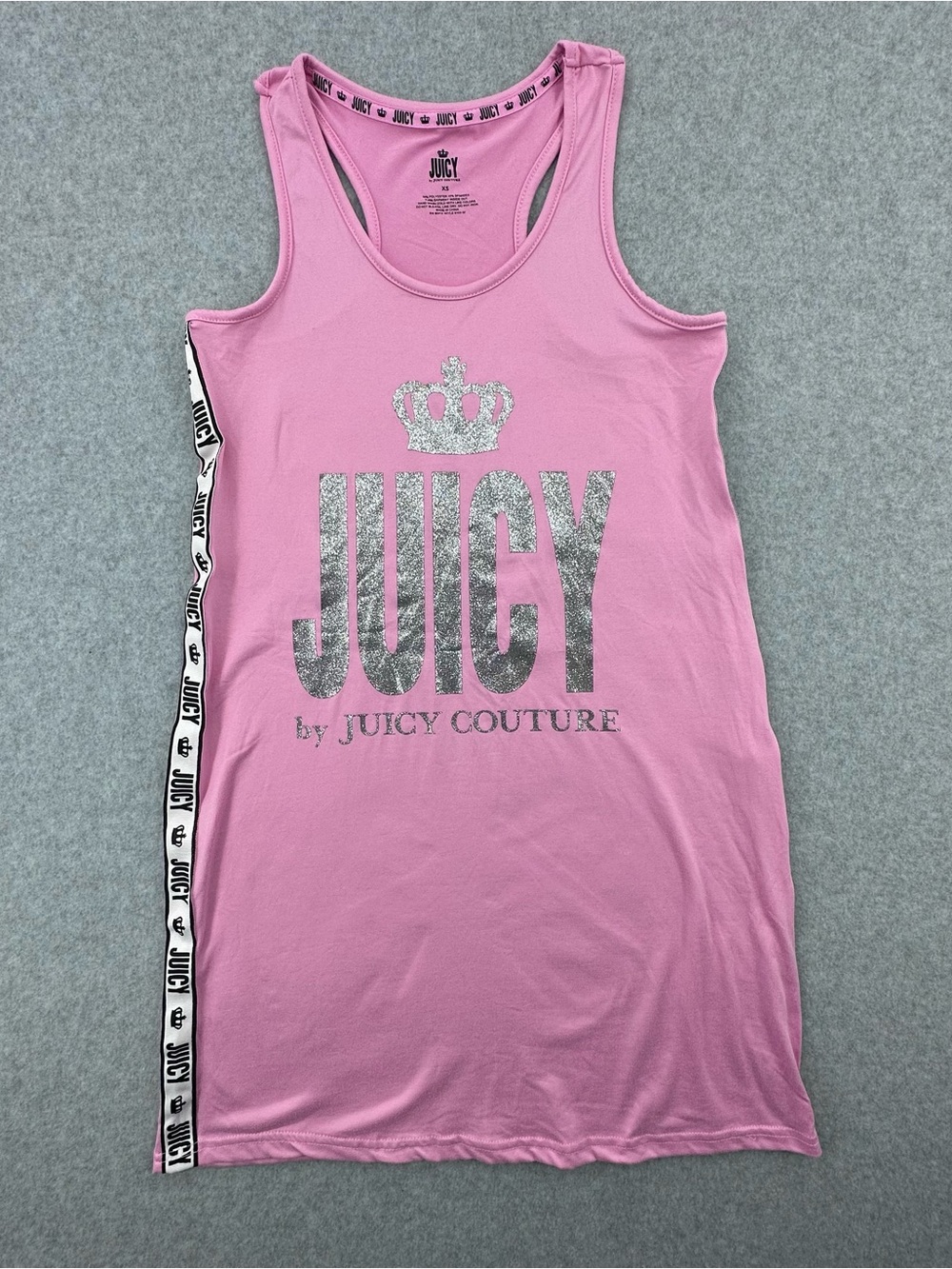 Juicy Couture Tank Nightgown with Silver Logo